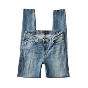 Lucky Brand Distressed Industrial District Brooke Legging Jean